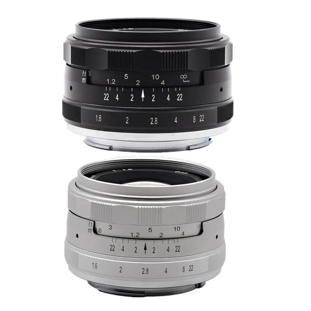 Kaxinda 35 мм F1.6 стандартная ручная линза Prime для Canon Sony Fujifilm Olympus Panasonic беззеркальная