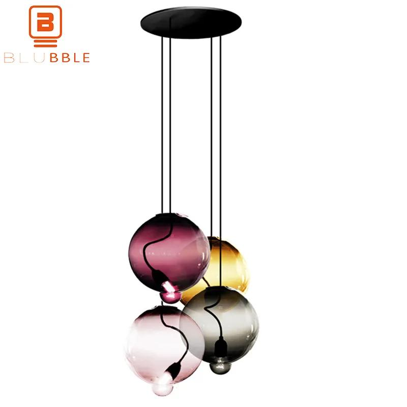 

BLUBBLE Multicolour Bubble Pendant Lights Modern AC 110V-240V Nipple Bedrooms Pendant Lamp Hotel Fashion Iron LED Hanglamp