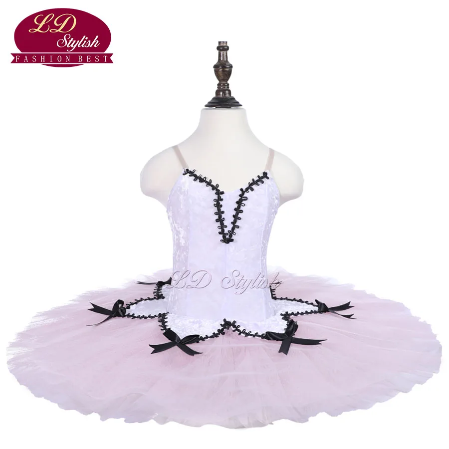 

Kids White Ballet Tutu The Sleeping Beauty Performance Stage Wear Girls Ballet Dance Competition Costumes Women Ballet Skirt