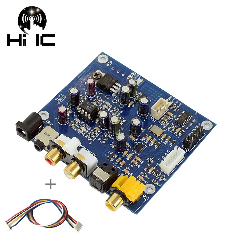 

ES9038Q2M ES9038 Q2M I2S DSD Optical Coaxial Input Decoder DAC Headphone Output HiFi Audio amplifier Board