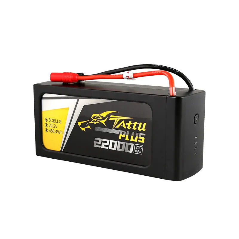 1 шт. оригинальный умный аккумулятор Tattu 6S 22 2 в LiPo 22000 мАч плюс 25C с разъемом AS150 XT150
