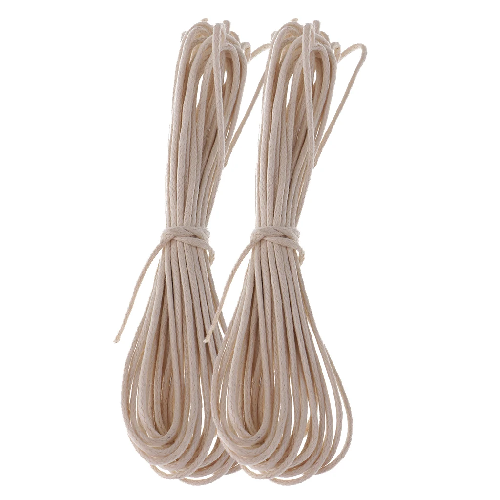 10yd 1.5mm Durable Handmade Leather String Jewelry Making Bracelet DIY Thread Cord for Necklace Bracelet Anklet Craft