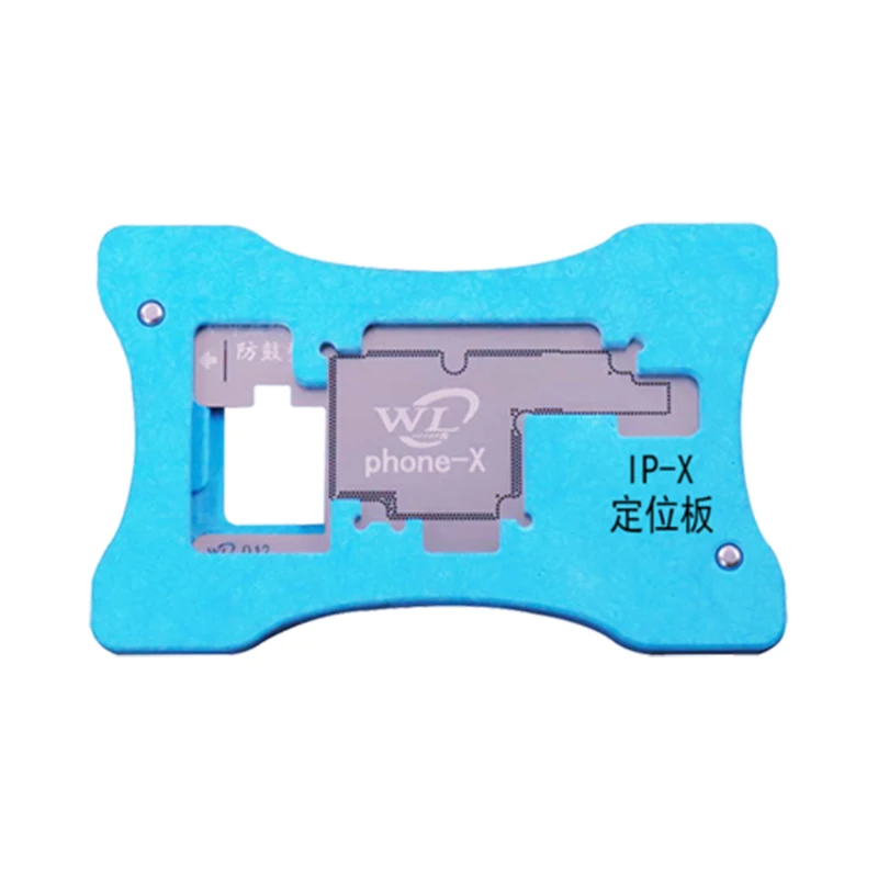 

WL Motherboard Positing Plate for iPhone X Motherboard Middle Layer Planting Tin Template Reballing Plate Soldering Net