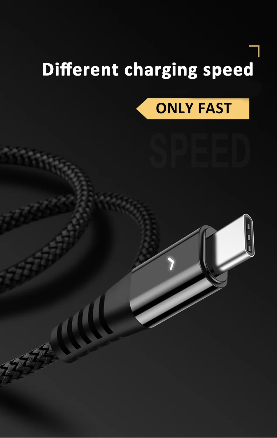 NOHON Led USB Type C Charge Sync Data Line For SamSung Gaxaly S8 Plus 2.4A Fast Charging For Xiaomi Mi5 Phone Charger Cable 1 (2)