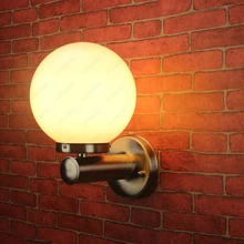 Открытый 5 Вт/10 Вт/15 Вт LED Бра настенное светильника Водонепроницаемый лампа E27 лампа сад балкон нержавеющая сталь pmma