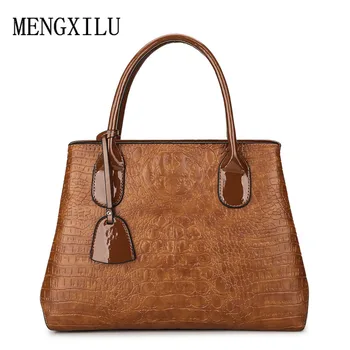 

Vintage Shoulder Bag Women Bag Designer Crocodile Print Tote Bags female Handbag Women Famous Brand PU Leather Luxury Handbags