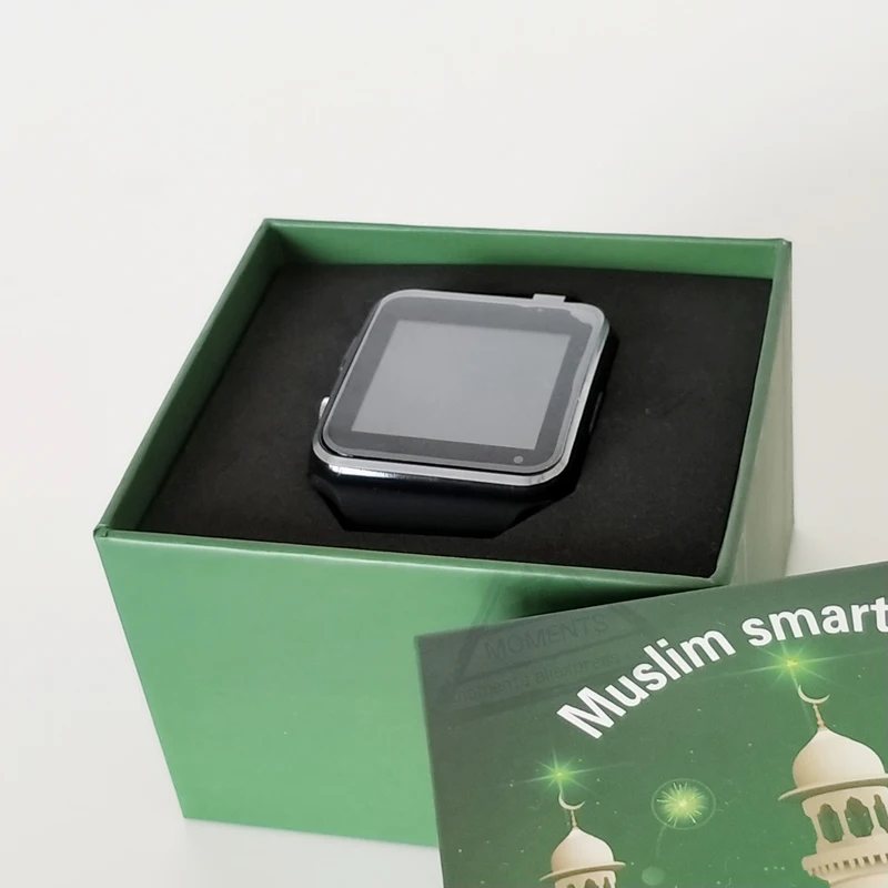 Мусульманские Смарт часы с Qibla направление Azan время браслет молитвенной