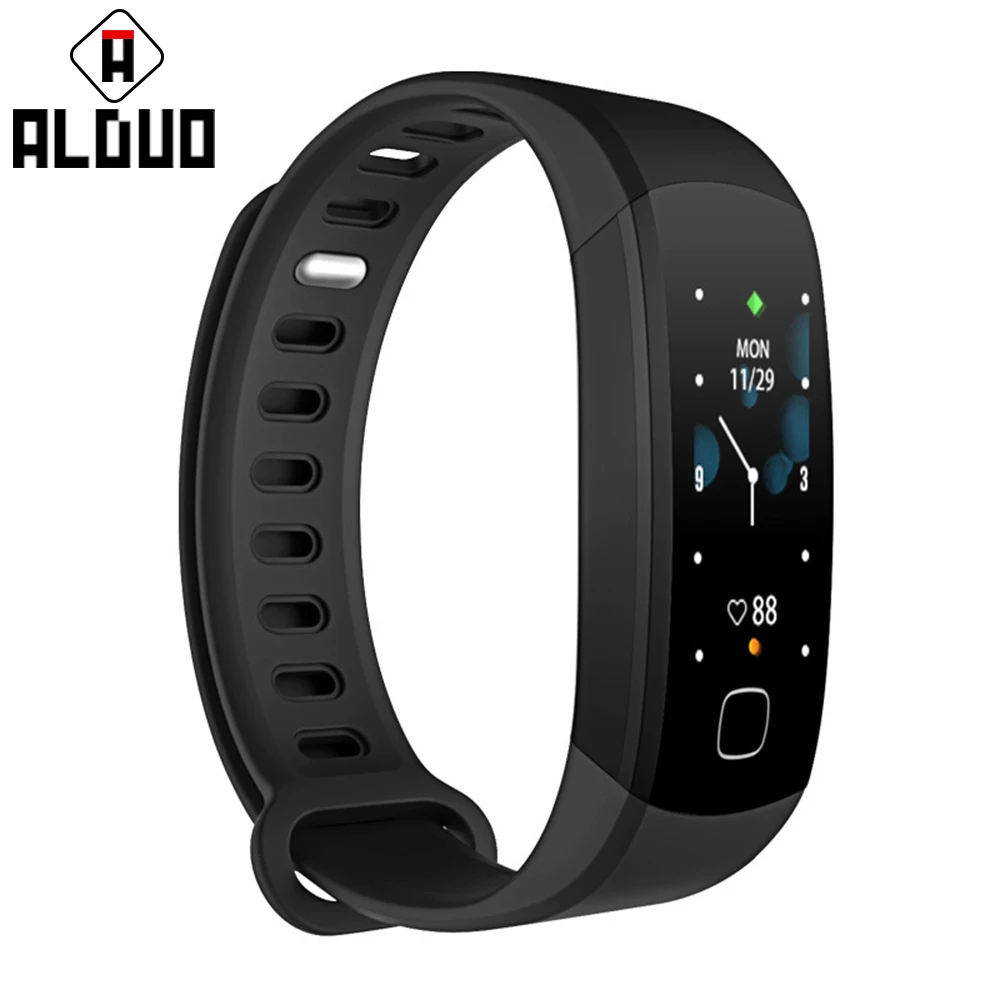 ALANGDUO Color Screen Smart Bracelet 24H Continuous Heart Rate Monitor