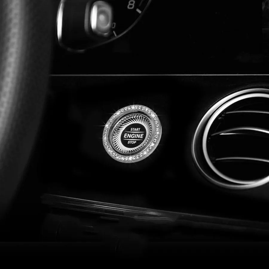 Engine start cover trim for Mercedes Benz E Class W213 accessories  (1)