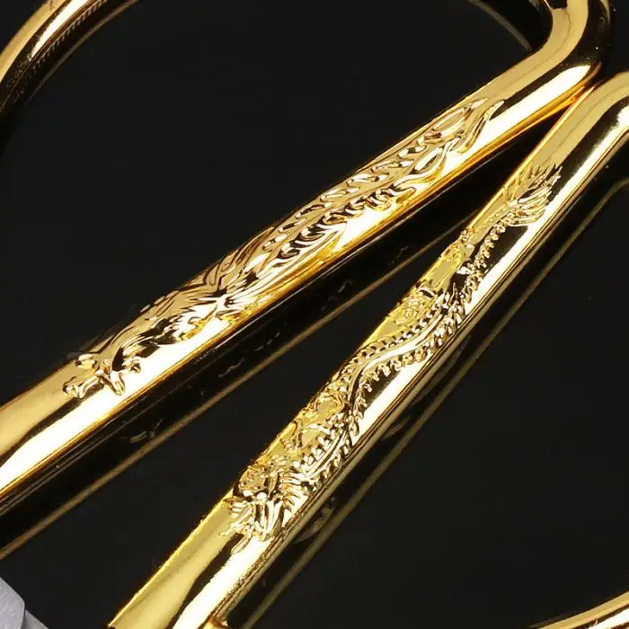 Новые ножницы из нержавеющей стали резные золотой тон дракон для рукоделия вечерние Швейные портниха