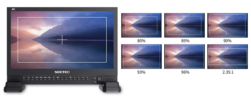 SEETEC 4K156-9HSD 15,6 дюймов 3g SDI радиовещательная студия видео монитор 4 K UHD 3840x2160 ips lcd 4x4 K HDMI квадрант Дисплей VGA DVI