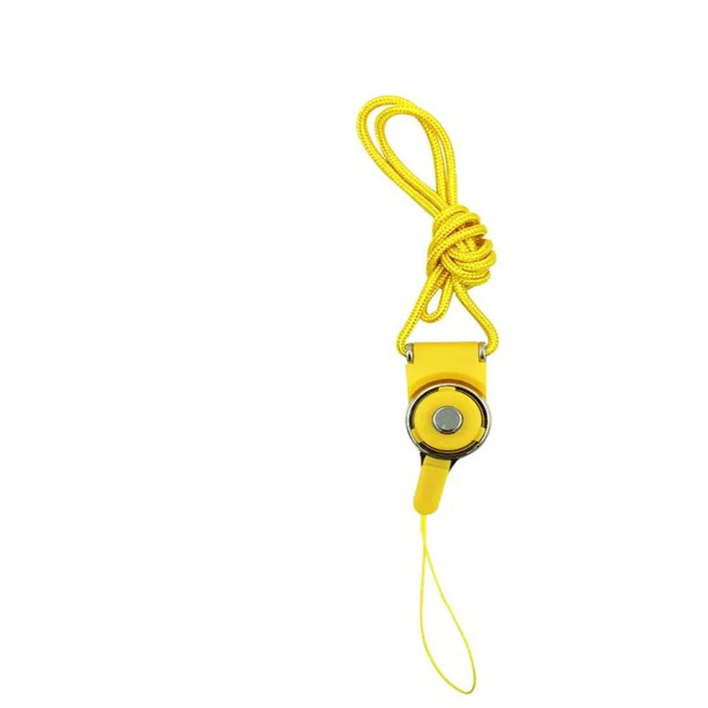 yellow Многофункциональный модный чехол для телефона с изображением веревка для Samsung Galaxy S8 S7 Edge Plus iPhone съемный слинг работы карты шнурок, шнурок - Цвет: yellow