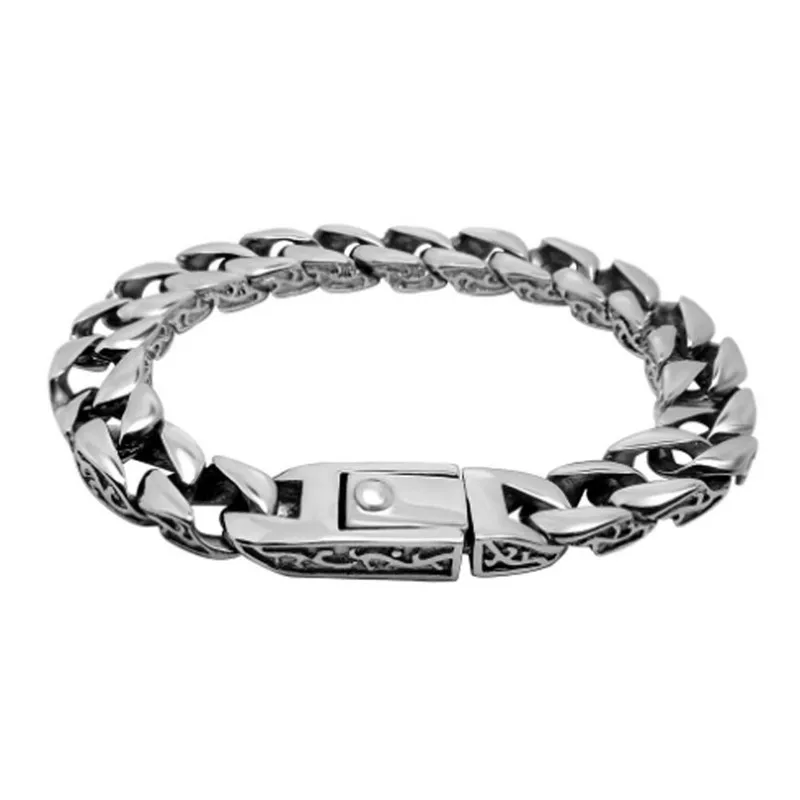 Stainless Steel Bracelet Link Chain Polished Titanium Chain &Link
