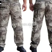 A-TACS камуфляжная Скоба для тренировок брюки(3-го поколения) Тактические Брюки