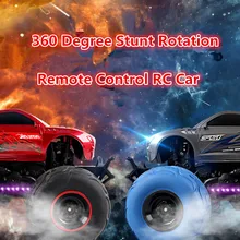 2,4 г 4WD дистанционное управление высокая скорость RC трюк автомобиль танцы tumbling грузовик светодиодный внедорожный автомобиль сильная сила дети сюрприз, подарок