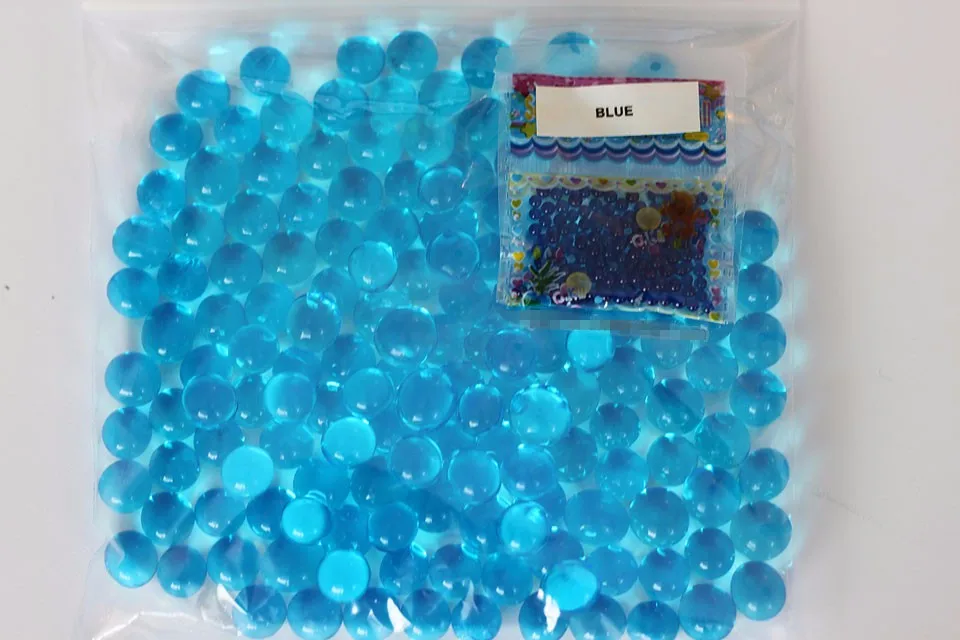 20 упак./лот funbeads 10 Цвета 2,5-3 мм кристаллическая почва водный шар магическое растущее Водяные Шарики, Водяные Шарики для растений дома ваза домашнего декора - Цвет: blue