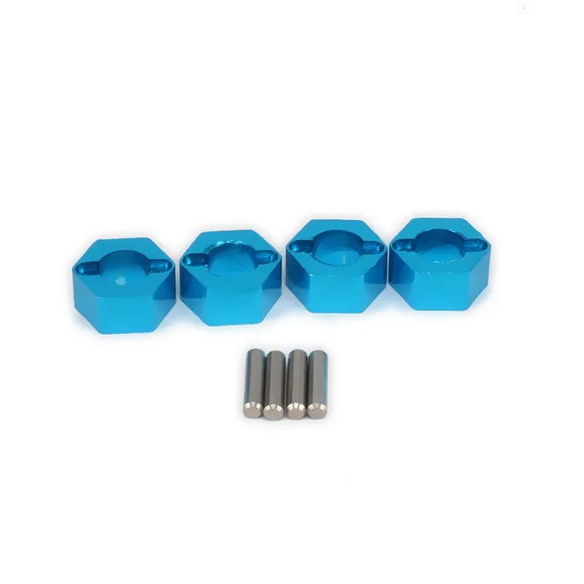 Best Price 4PCS Aluminum 8mm wheel hex hub adapter mount for rc car 1/18 wltoys A959 A969 A979 k929 RC car Spare parts  hex hub A580037