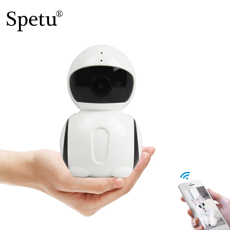 Spetu Robot IP Camera HD WIFI Baby Monitor 1080P 2MP CMOS Wireless CCTV P2P Audio Security Remote Home Cam IR Night Vision Spetu Robot IP Camera HD WIFI Baby Monitor 1080P 2MP CMOS Wireless CCTV P2P Audio Security Remote Home Cam IR Night Vision
