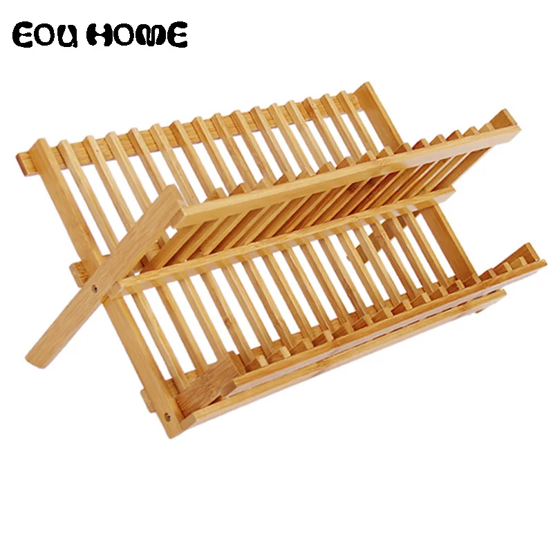 

Wooden Drying Racks Storage Holders Kitchen Dishes Rack Drying Racks for Bowl Plate Dish Drying Drainer Cutlery Shelf Water Tray