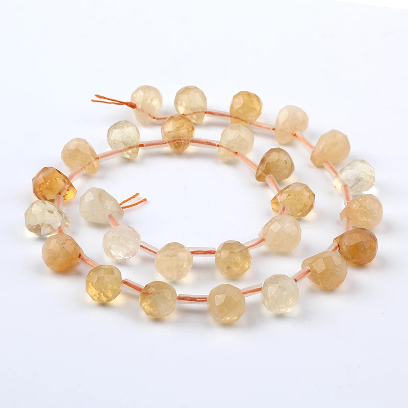 Billige Volle Strang Faceted Natur Amethys t Rose Strawbeey Lapis Lazuli Quarz Kristall Teardrop Perlen 10x15mm Lose 5A schmuck Perle