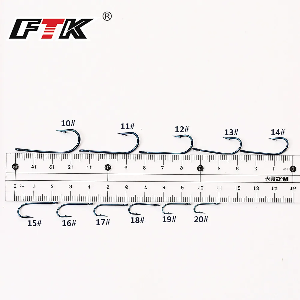 FTK Морской рыболовный крючок рыболовные Крючки 50 шт./лот 10#-20# крючки из Норвегии для ловли карпа Anzol рыболовные снасти