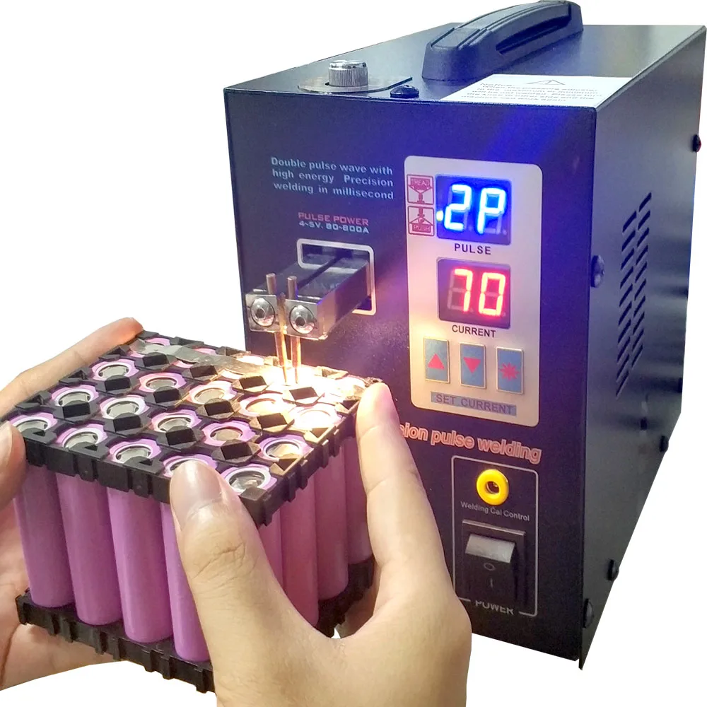 SUNKKO 737G battery spot welder 1.5kw precision pulse spot welder led light welding machine used 18650 battery pack spot welders