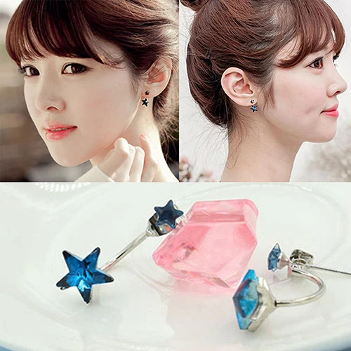 Женские серьги Bluelans элегантные вкладыши в Корейском стиле из сплава|ear studs|ear