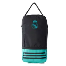 Original MULTI real madrid black unisex-Portabotas FOOTBALL BACKPACK Synthetic-real madrid official, SPORTS cosmetic bag