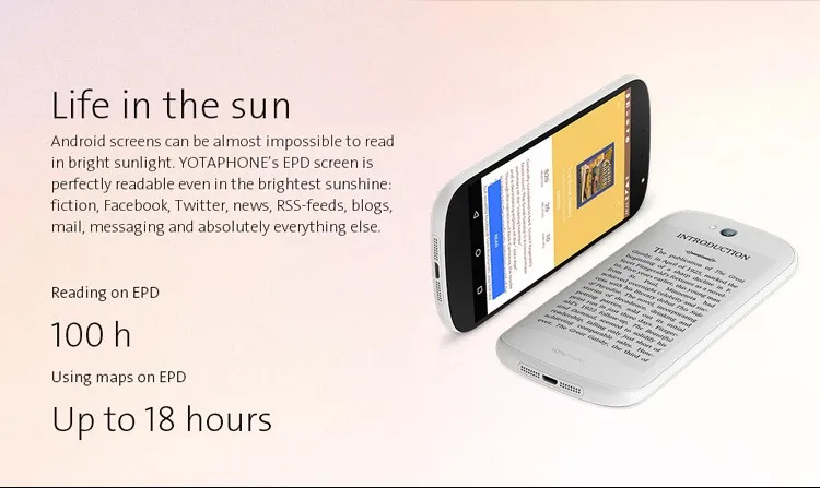 Yota Yotaphone 2 4G Dual Scree смартфон " HD экран 5,0" сенсорный E Ink Snapdragon четырехъядерный 800 МП 2G+ 32G мобильный телефон