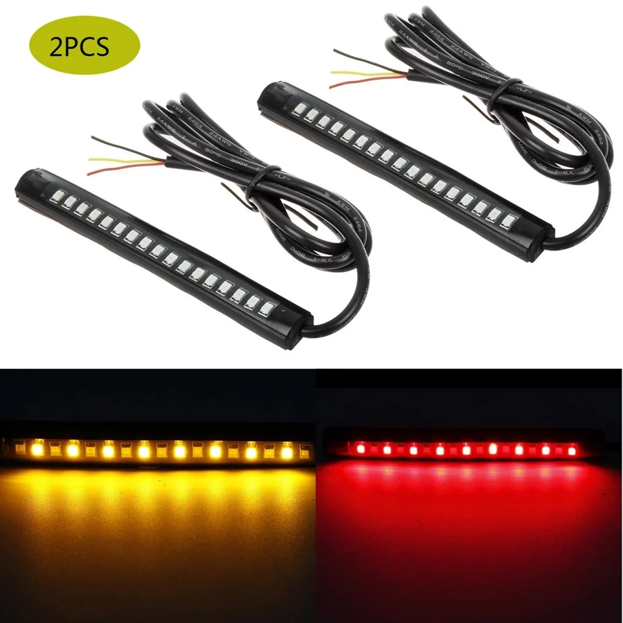17 2835 SMD Motorcycle Turn Signals LED Light Flexible