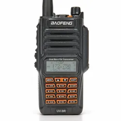 Baofeng – walkie talkie Powe 8W, étanche à la poussière IP67, Radio bidirectionnelle, double bande, portable, longue portée 10km, BF UV9R Cb, UV 9R 