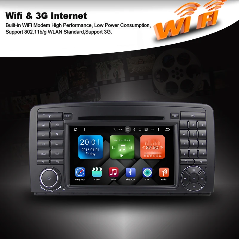 Cheap 4G RAM Android 9.0 Car DVD Player for Mercedes/Benz ML GL class W164 ML350 ML450 ML500 X164 G320 GL350 Car GPS Navigator wifi 10