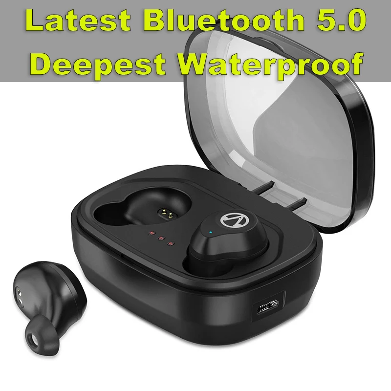 

Wireless Earbuds Bluetooth 5.0 3D Stereo Sound Wireless Earphone 48H Playtime and Noise Cancelling Stereo for iPhone and Android