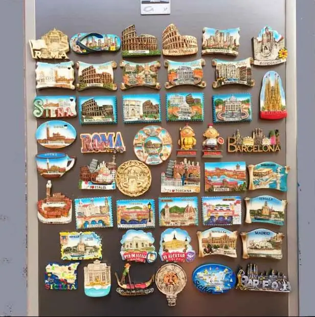 Travel Souvenir Magnet TOSCANA Italy 