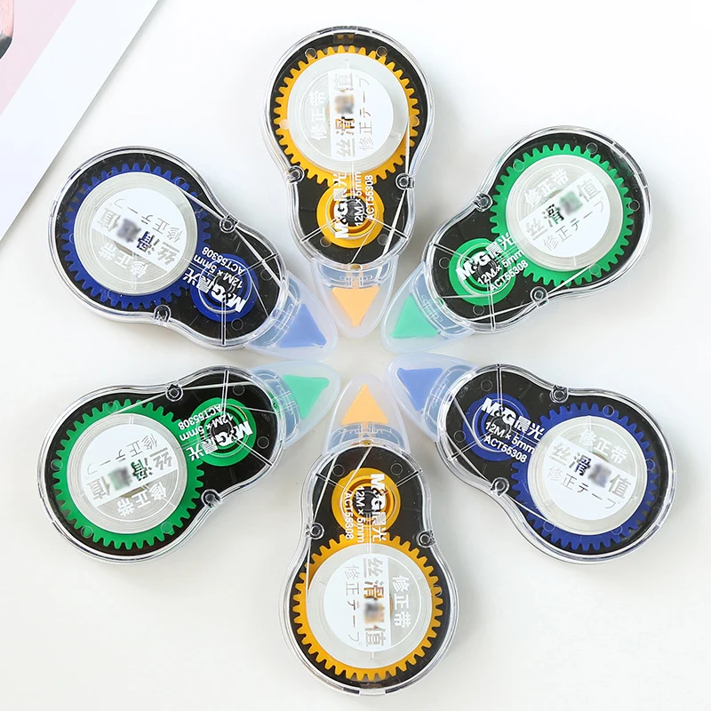 6 pcs/lot MIRUI stationery large capacity correction TAPE 72 meters