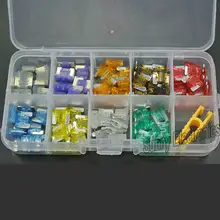 Juego de surtido de Mini fusibles de perfil bajo para coche, camión, SUV, 90 piezas, 2,3,5,7, 5,10,15,20,25,30 AMP