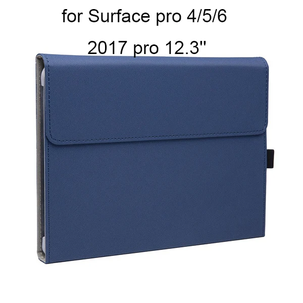 Умный чехол для ноутбука для планшетов для microsoft new surface pro 4/pro 5 6, чехол для ноутбука Surface go с карандашным слотом - Цвет: BL for 12.3 pro