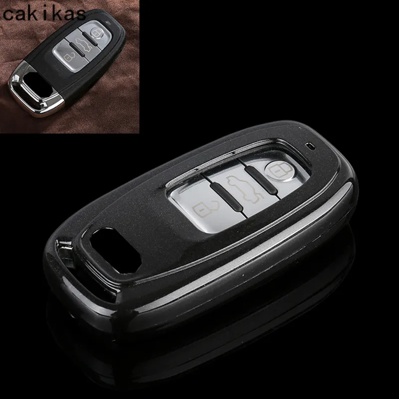 

5 colors Car key case ABS protective cover case bag Fit for AUDI A4L A6L A5 A7 A8 Q5 Q7 S5 S6 S7 S8 car covers accessories