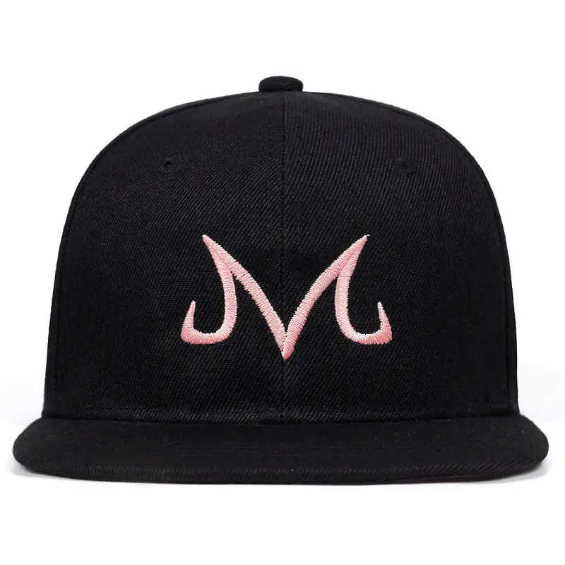 Новинка, Высококачественная брендовая бейсболка Majin Buu, хлопковая бейсболка для мужчин и женщин, хип-хоп бейсболка, кепки для гольфа, Bone Garros - Цвет: black pink