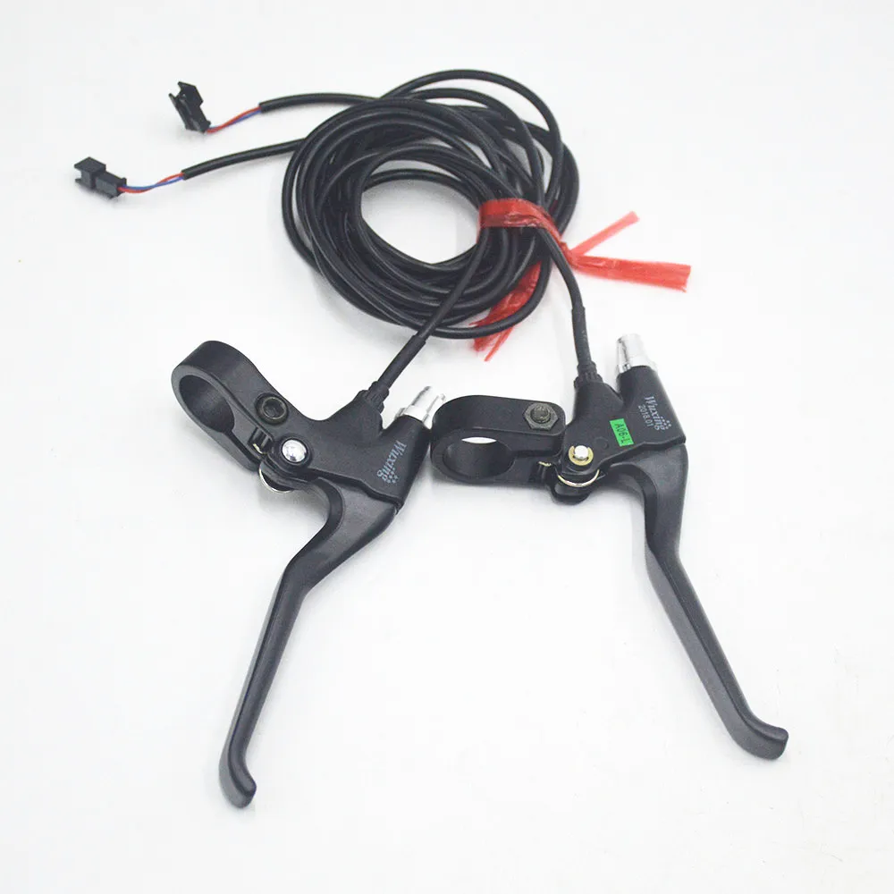 Skup Wuxing 24V 36V 48V ebike rower elektryczny e skuter odciąć hamulec elektryczny dla rowerów elektrycznych skuter trójkołowy hamulec akcesoria