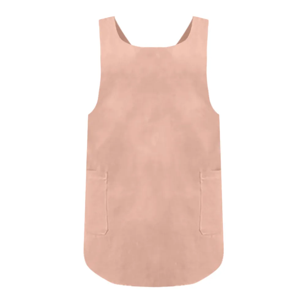 

Aprons 2018 Hot Women Cotton Linen Cross Back Apron Japanese Housework Kitchen Wrap Pinafore Kitchen Fashion Modern Nov14