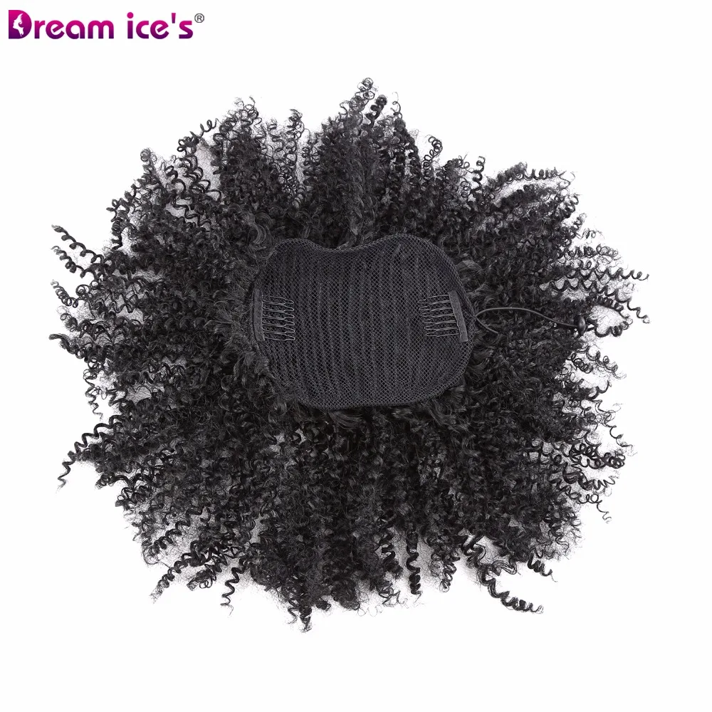 12 inch Puff Afro Kinky Curly Ponytail Drawstring Short Black Pony Tail Clip on Synthetic Hair On Barrettes Bun hair scrunchies 12 inch Puff Afro Kinky Curly Ponytail Drawstring Short Black Pony Tail Clip on Synthetic Hair On Barrettes Bun hair scrunchies