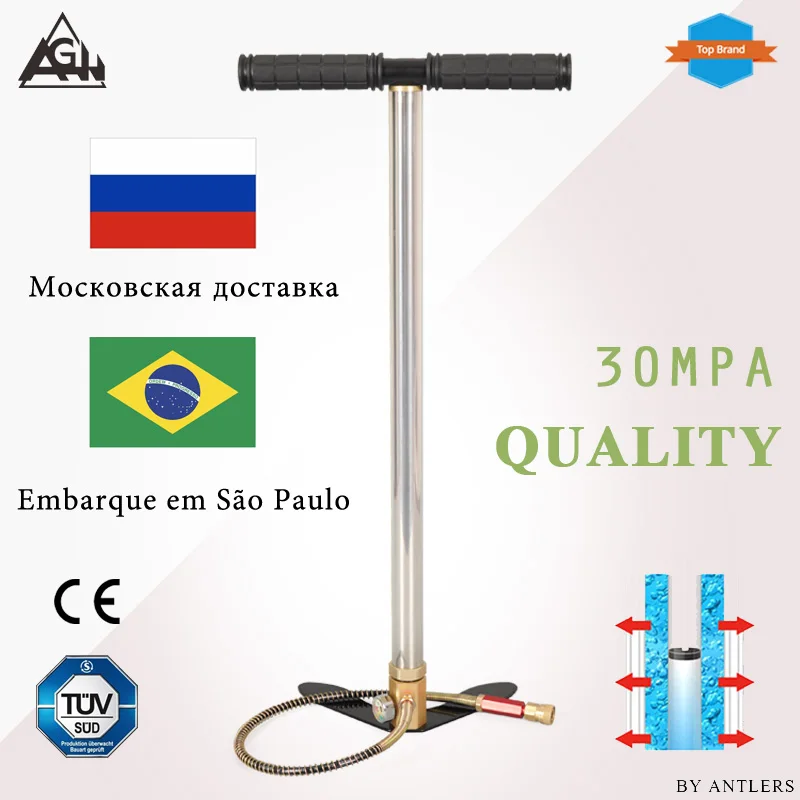 4500PSI/30MPA 300BAR высокое Давление нержавеющая сталь pcp пневматический ручной насос