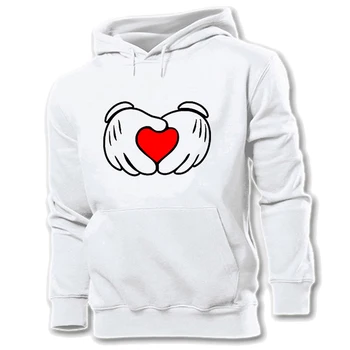 

Hand Red Love All I Care About Is Sleep&Eat Cute I Love Mustache Gentleman Dad Women's Pattern Hoodie Sweatshirt Hooded Pullover