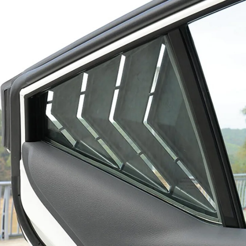 Tonlinker Внешняя Автомобильная задняя дверь треугольный декор наклейки для NISSAN Altima автомобильный Стайлинг 2 шт. ABS наклейки
