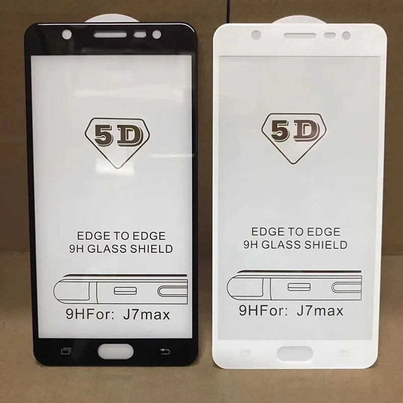 Tfshining 5D изогнутые закаленное Стекло для samsung Galaxy J5 премьер J7 2 протектор экрана на Max|Защитные стёкла и плёнки|