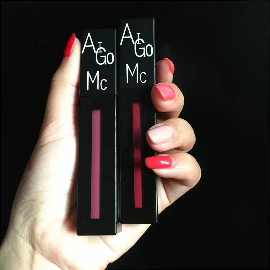 

12 color matte lipstick does not stained cup does not fade Lip gloss matte lasting liquid lipstick makeup