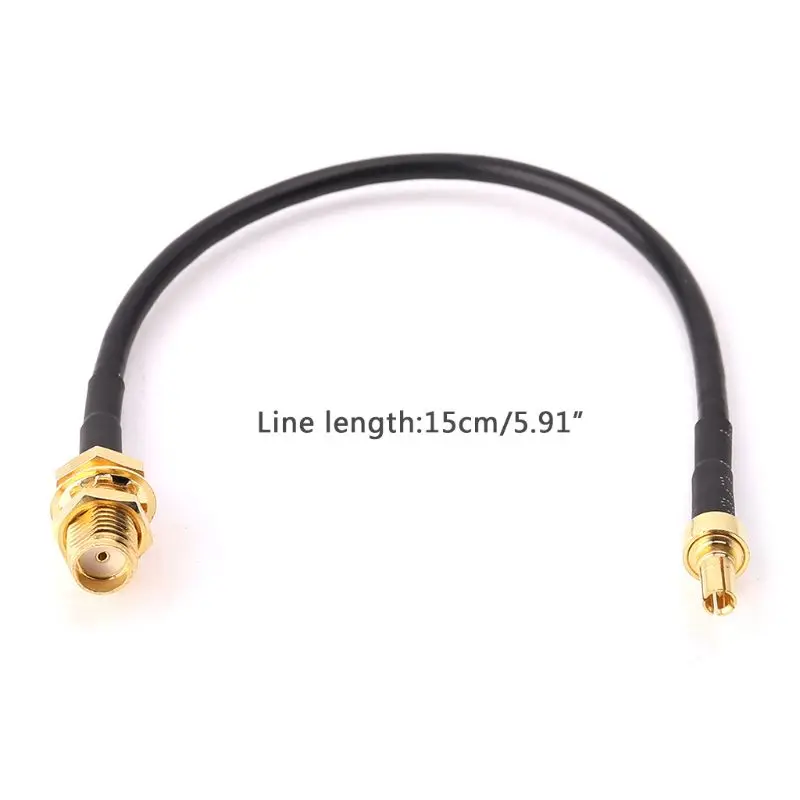 

CRC9 Male Straight To SMA Female RG174 Pigtail Cable 15cm Antenna Coaxial Cables