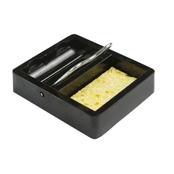 

Metal Base with Solder Sponge for Butane Gas Pen Shaped Welding Torch Electric Soldering Iron Stand Holder Support Station
