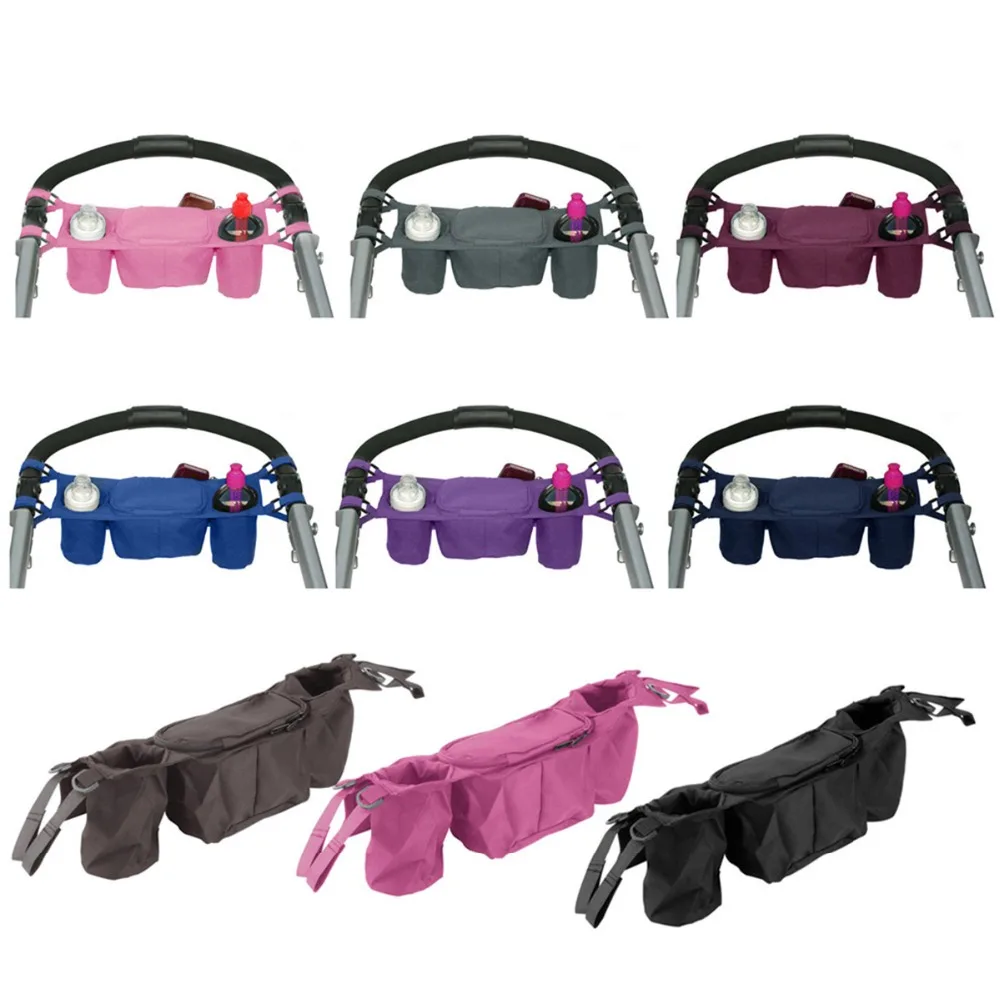 

8 Color Universal Cup bag Baby Stroller Organizer Baby Carriage Pram Baby Cup Holder Stroller Accessories Bag for Kinderwagen